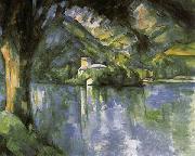 Paul Cezanne Lake Annecy painting